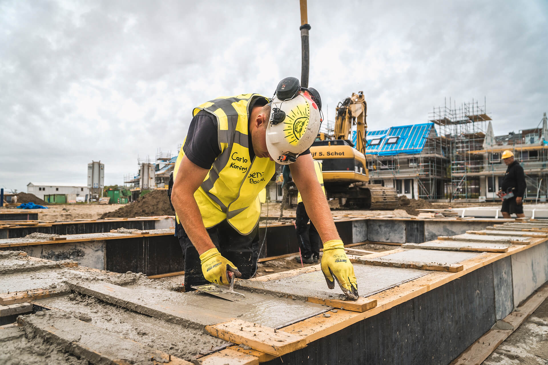 RvR Betonpomp verhuur Werkzaamheden Particulier Kleine betonpomp Woonwijk